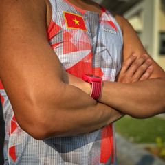 Áo Tanktop Chạy Bộ Running Keepdri Seamless  - Không Đường May