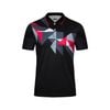 Áo Pickleball - Tennis polo họa tiết xanh đen