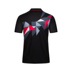 Áo Pickleball - Tennis polo họa tiết xanh đen