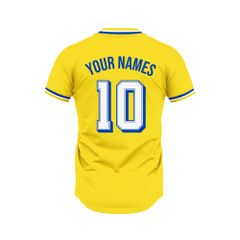 Bộ Bóng Đá Thiết Kế - Họa Tiết Kẻ Sọc Vàng Phối Xanh