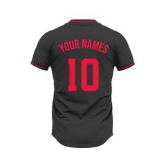 Bộ Bóng Đá Thiết Kế - Họa Tiết Sọc Đen Phối Đỏ