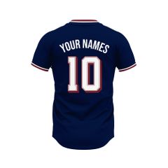 Bộ Bóng Đá Thiết Kế - Họa Tiết Xanh Navy Phối Đỏ