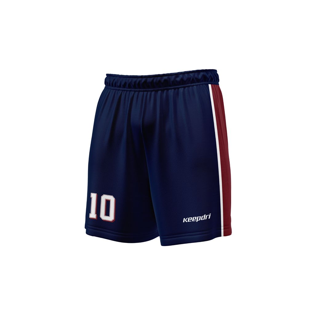 Bộ Bóng Đá Thiết Kế - Họa Tiết Xanh Navy Phối Đỏ