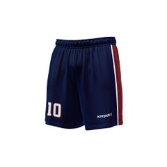 Bộ Bóng Đá Thiết Kế - Họa Tiết Xanh Navy Phối Đỏ