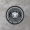 LOGO 3 lớp DEUTSHER đen 7.5x7.5cm