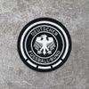 LOGO 3 lớp DEUTSHER đen 6x6cm
