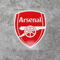 Decal in nhiệt ARSENAL đỏ