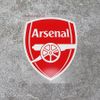 Decal in nhiệt ARSENAL đỏ