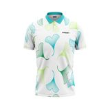 Áo Pickleball - Tennis polo họa tiết lá nhiều màu