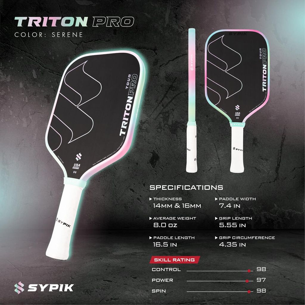 Vợt Pickleball Triton Pro (16mm) - Serene color