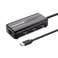 HUB UGREEN USB-C TO USB 2.0 + ETHERNET 30289