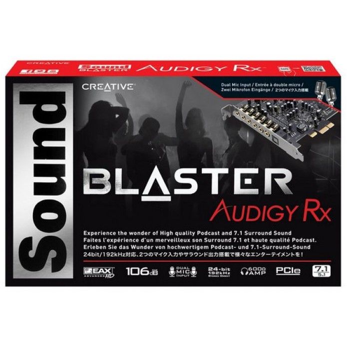 SOUND CARD CREATIVE BLASTER AUDIRY RX 7.1