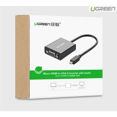 CABLE UGREEN MICRO HDMI TO VGA 40268