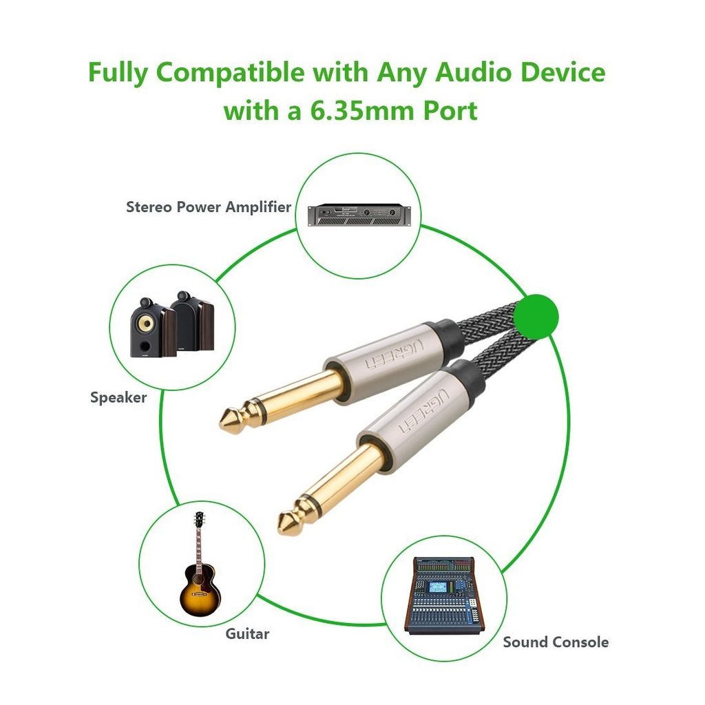 CABLE UGREEN 2 ĐẦU 6LY 1.5M 10637