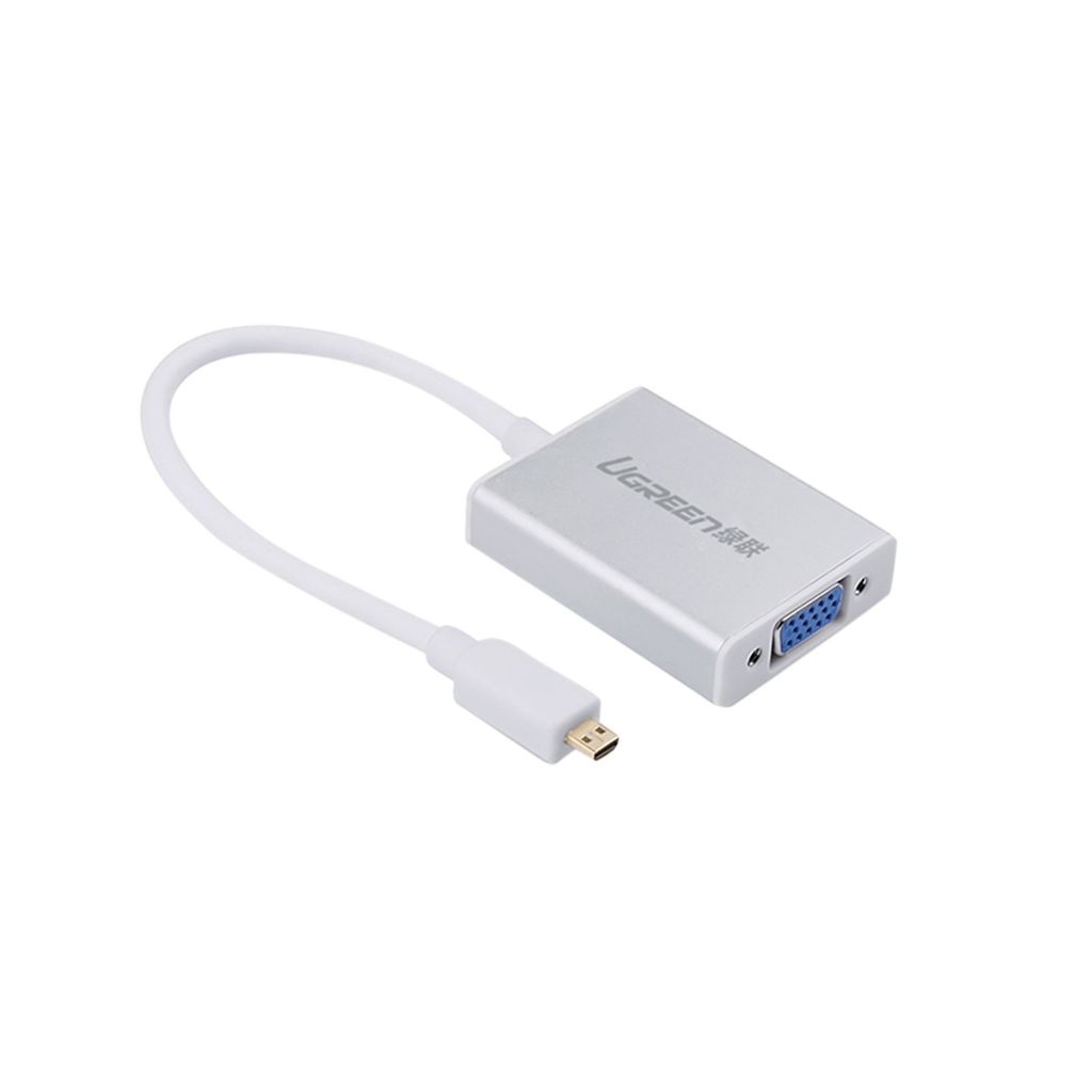 CÁP CHUYỂN UGREEN MICRO HDMI ra VGA và AUDIO