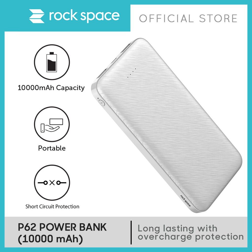 PIN SẠC ROCK 10000MAH P62 PRO WH