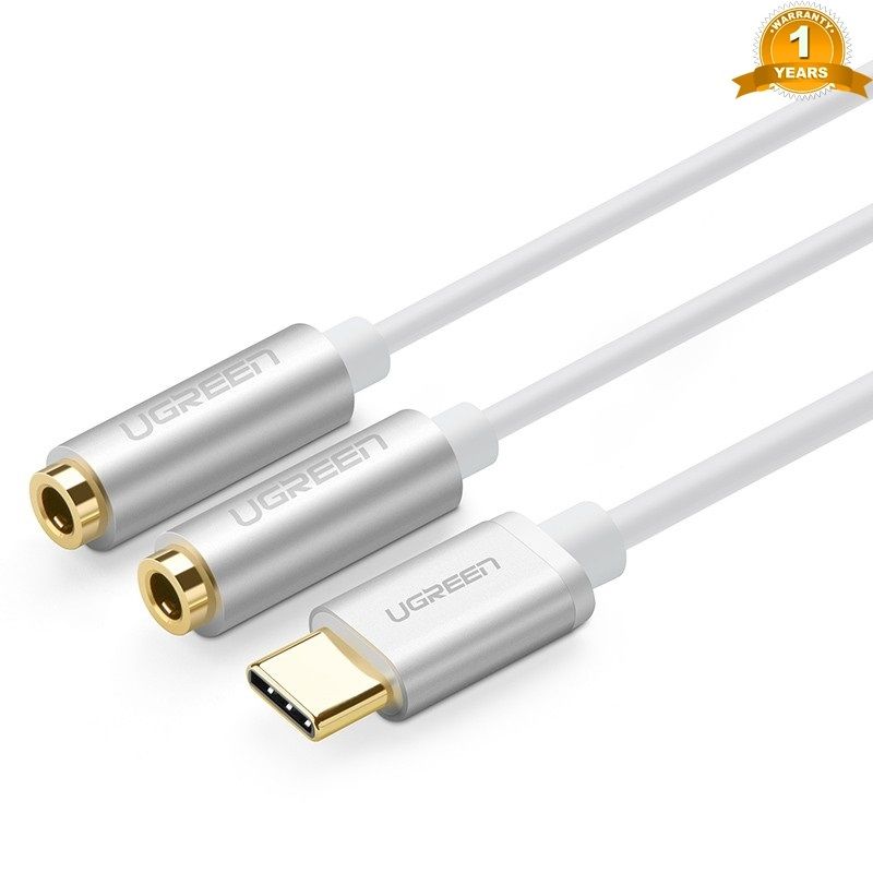 CABLE UGREEN USB-C TO 2 ĐẦU 3.5 30732