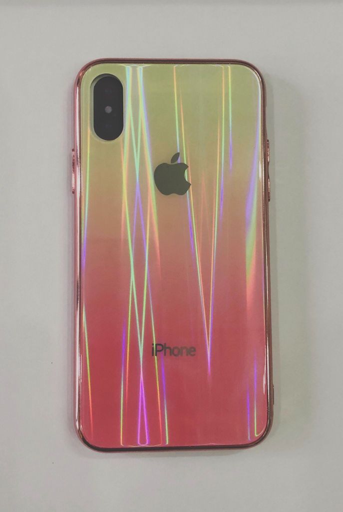 ỐP LƯNG IPHONE X/XS KÍNH LOANG MÀU