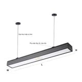 Đèn thả văn phòng 30W R70×D1200 mm