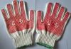  Găng tay len phủ nhựa màu đỏ 