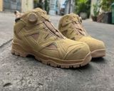  Giày Bảo Hộ Cao Cổ Hans HS-624 Khóa Vặn Mũi Thép Chống Va Đập 