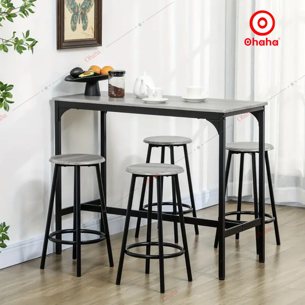 Bộ bàn ăn đa năng có ghế Ohaha - BA015