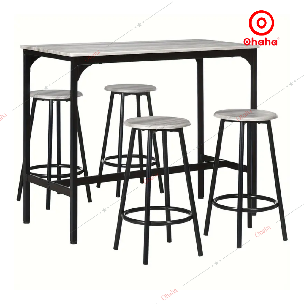 Bộ bàn ăn đa năng có ghế Ohaha - BA015