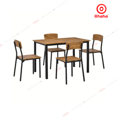 Bộ bàn ăn đa năng có ghế Ohaha - BA017