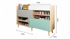 Tủ giày thông minh nhiều ngăn tiện dụng Ohaha - TG040