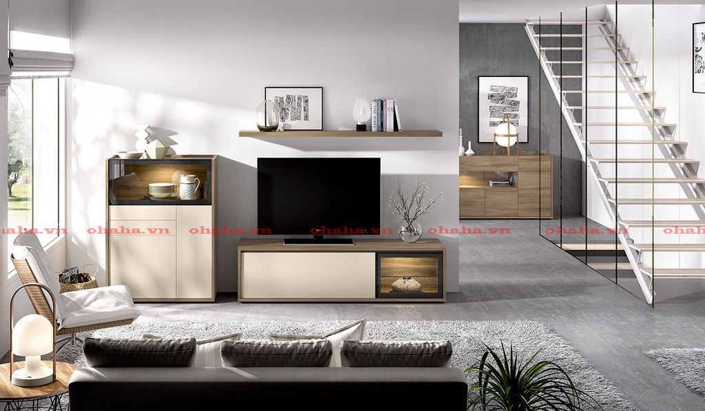 Kệ Tivi Gỗ Công Nghiệp OHAHA 017