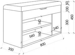 Tủ giày thông minh bọc nệm Ohaha - TG041