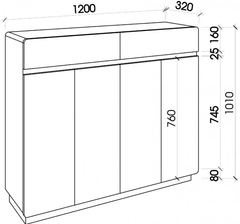 Tủ giày thông minh nhiều ngăn tiện dụng Ohaha - TG039