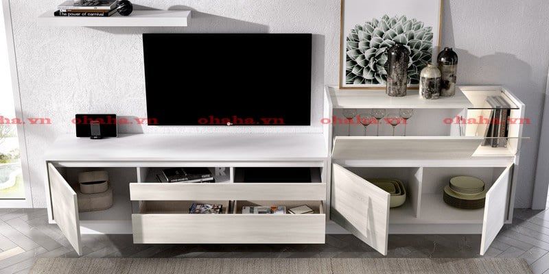 Kệ Tivi Gỗ Công Nghiệp OHAHA 012