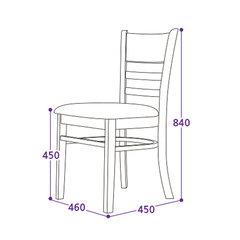 Bộ Bàn Ăn ALI 4 Ghế  BBA03-OH OHAHA