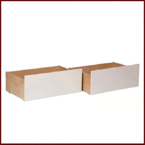 Giường 2 tầng 1m4 có hộc tủ (trắng) GT011-2 OHAHA
