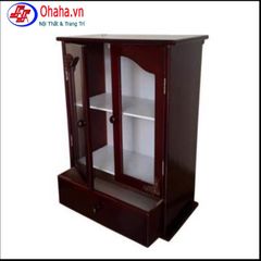 TỦ THUỐC GIA ĐÌNH GỖ CAO SU (MÀU NÂU) 01-OH OHAHA