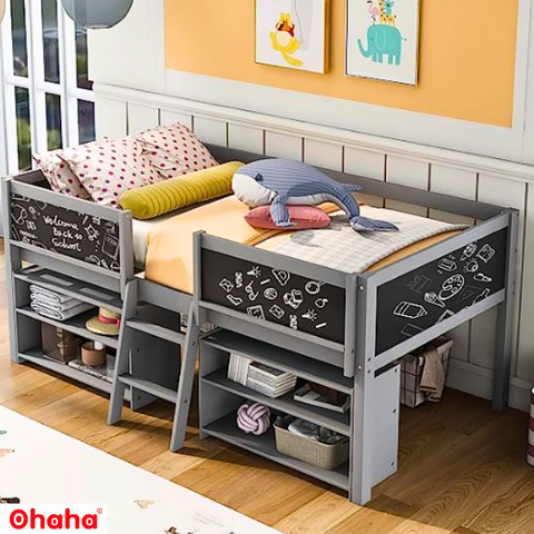 Giường tầng cao cấp xếp gọn trẻ em Ohaha - GTXG009