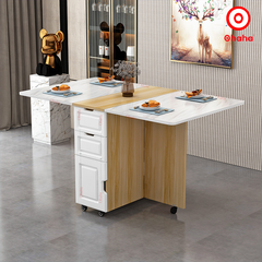 Bàn ăn thông minh xếp gọn Ohaha có bánh xe - BA026