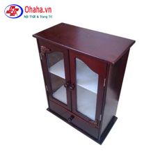 TỦ THUỐC GIA ĐÌNH GỖ CAO SU (MÀU NÂU) 01-OH OHAHA