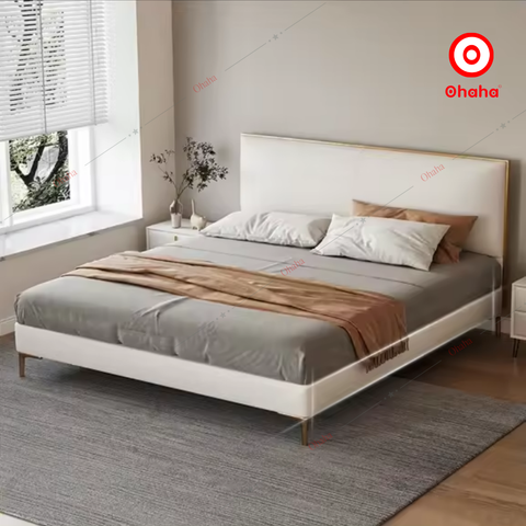 Giường ngủ công nghiệp bọc nệm OHAHA - GN036