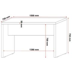 BÀN LÀM VIỆC CAO CẤP OHAHA - BLV017