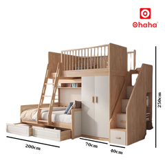 Giường tầng thông minh Ohaha - GTTM051