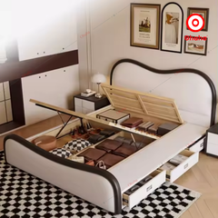 Giường ngủ công nghiệp bọc nệm OHAHA - GN037