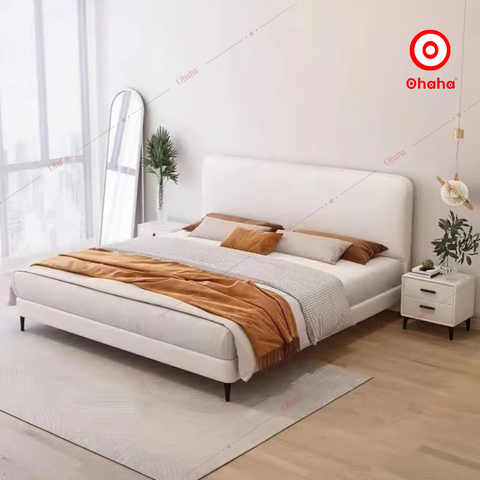 Giường ngủ công nghiệp bọc nệm OHAHA - GN038