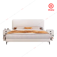 Giường ngủ công nghiệp bọc nệm OHAHA - GN038