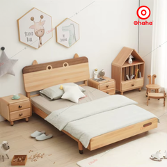 Giường ngủ hiện đại hình chú bò cho bé - GTE011