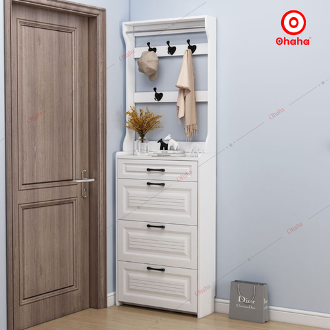 Tủ giày thông minh siêu mỏng cao cấp Ohaha - TGCC035