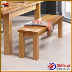 GHẾ BĂNG GỖ SỒI – MẶT GỖ (90cm) 15-OH OHAHA