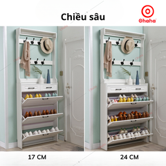 Tủ giày thông minh siêu mỏng cao cấp Ohaha - TGCC035