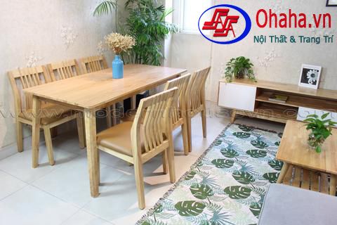 BỘ BÀN ĂN BINGO NATURAL 1M6 1003-OH OHAHA